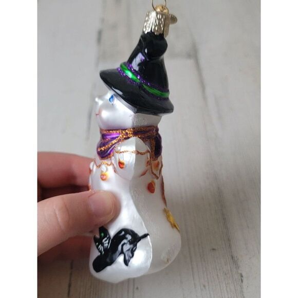 OWC fit to be tied 2002 ghost Halloween blown glass ornament - Picture 4 of 7